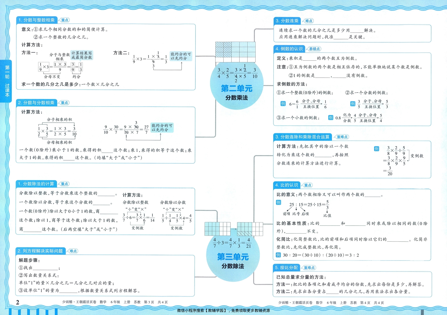 图片[2]-六年级上册（数学）王朝霞期末活页卷【电子版 可打印 含答案】（苏教版）2025秋
