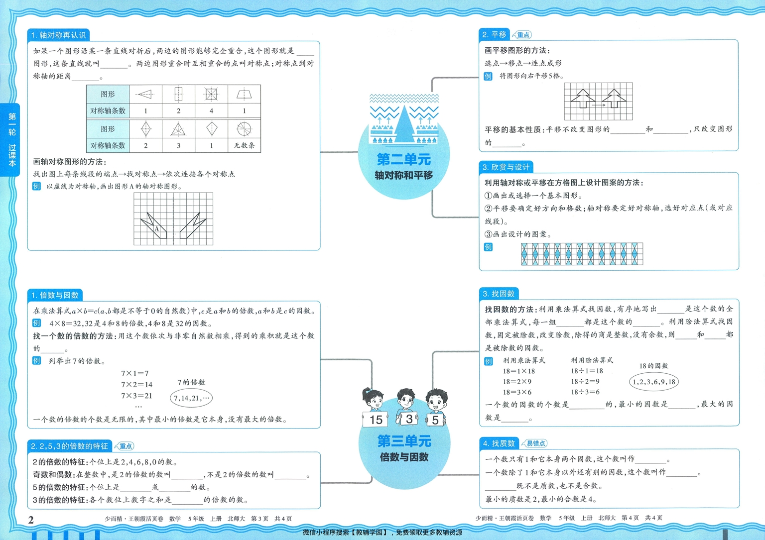 图片[2]-五年级上册（数学）王朝霞期末活页卷【电子版 可打印 含答案】（北师版）2025秋