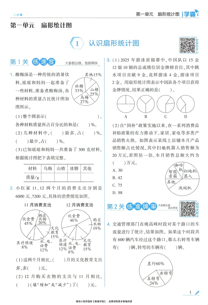 图片[4]-六年级下册（数学）五星学霸【电子版 可打印 含答案】（苏教版）2026春